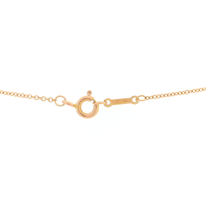 Tiffany 18K Rose Gold Diamond Mini Paloma Picasso Loving Heart Pendant Necklace 4 of 5