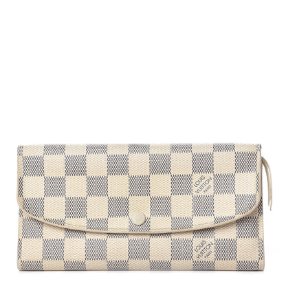 Louis Vuitton Damier Azur Emilie Wallet 1 of 14
