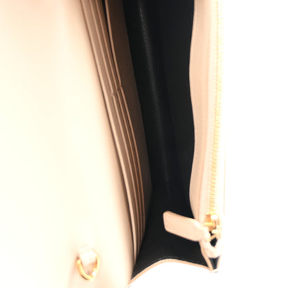 Saint Laurent Smooth Calfskin Classic Monogram Kate Tassel Chain Wallet Nude Powder 5 of 12