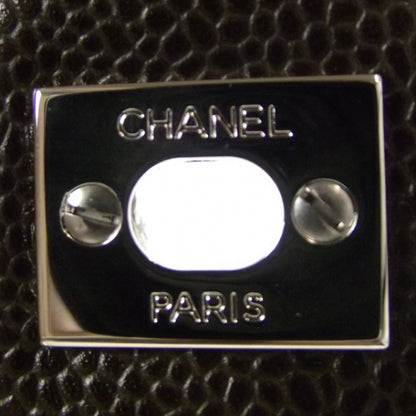 Chanel Caviar Jumbo Flap Dark Brown 9 of 14