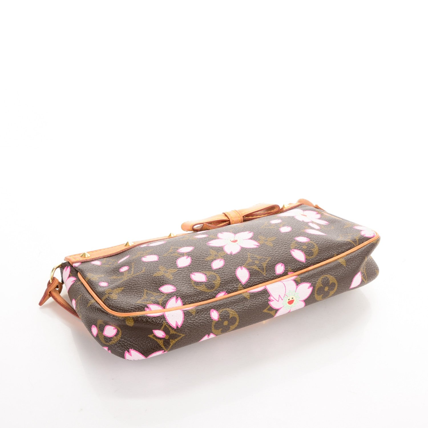 Louis Vuitton Monogram Cherry Blossom Pochette Accessories Brown 4 of 7
