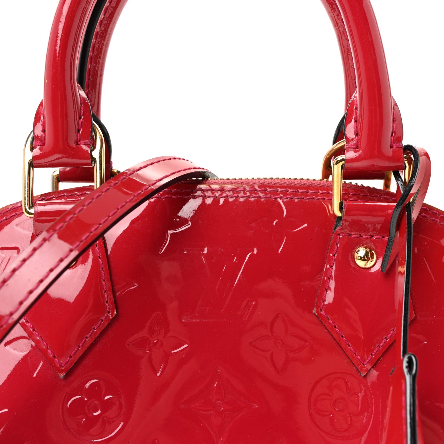 Louis Vuitton Vernis Alma BB Rose Indien 7 of 11