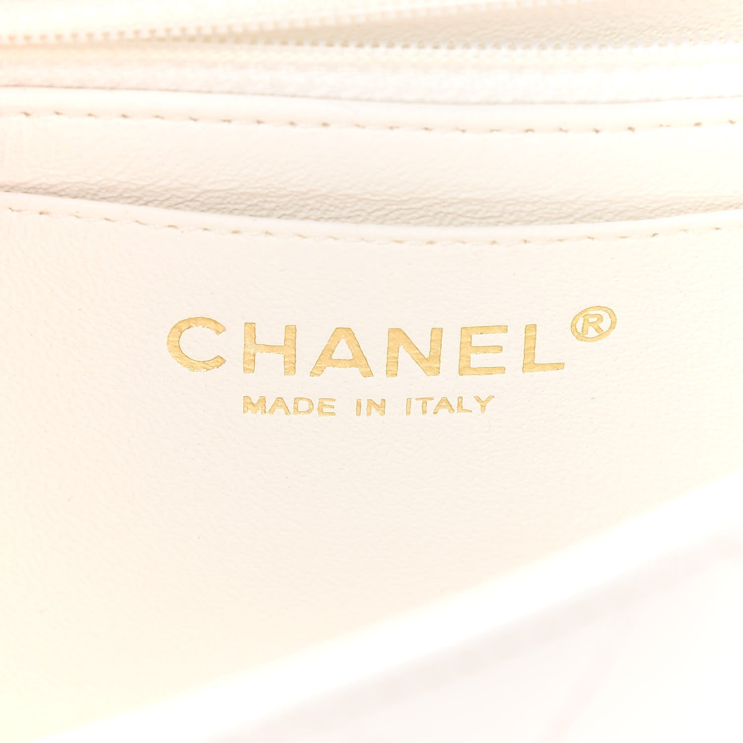 Chanel Lambskin Quilted Mini Rectangular Flap White 6 of 11