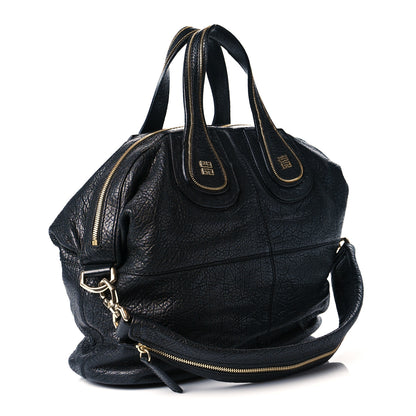 Givenchy Pebbled Lambskin Zip Animation Medium Nightingale Black 3 of 10