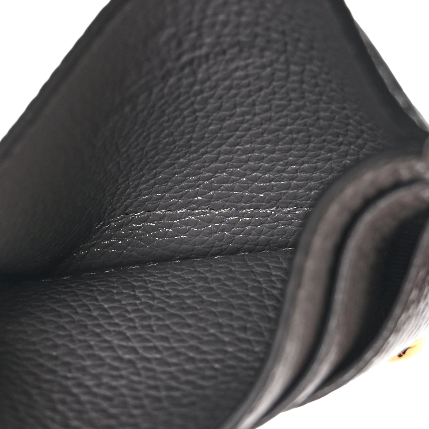Grainy Calfskin Zumi Card Holder Dusty Grey