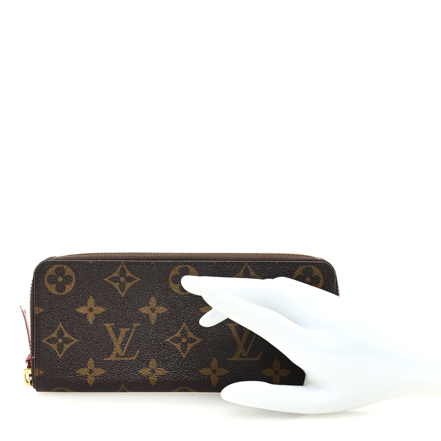 Monogram Clemence Wallet Fuchsia