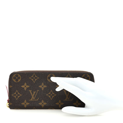 Louis Vuitton Monogram Clemence Wallet Fuchsia 2 of 6