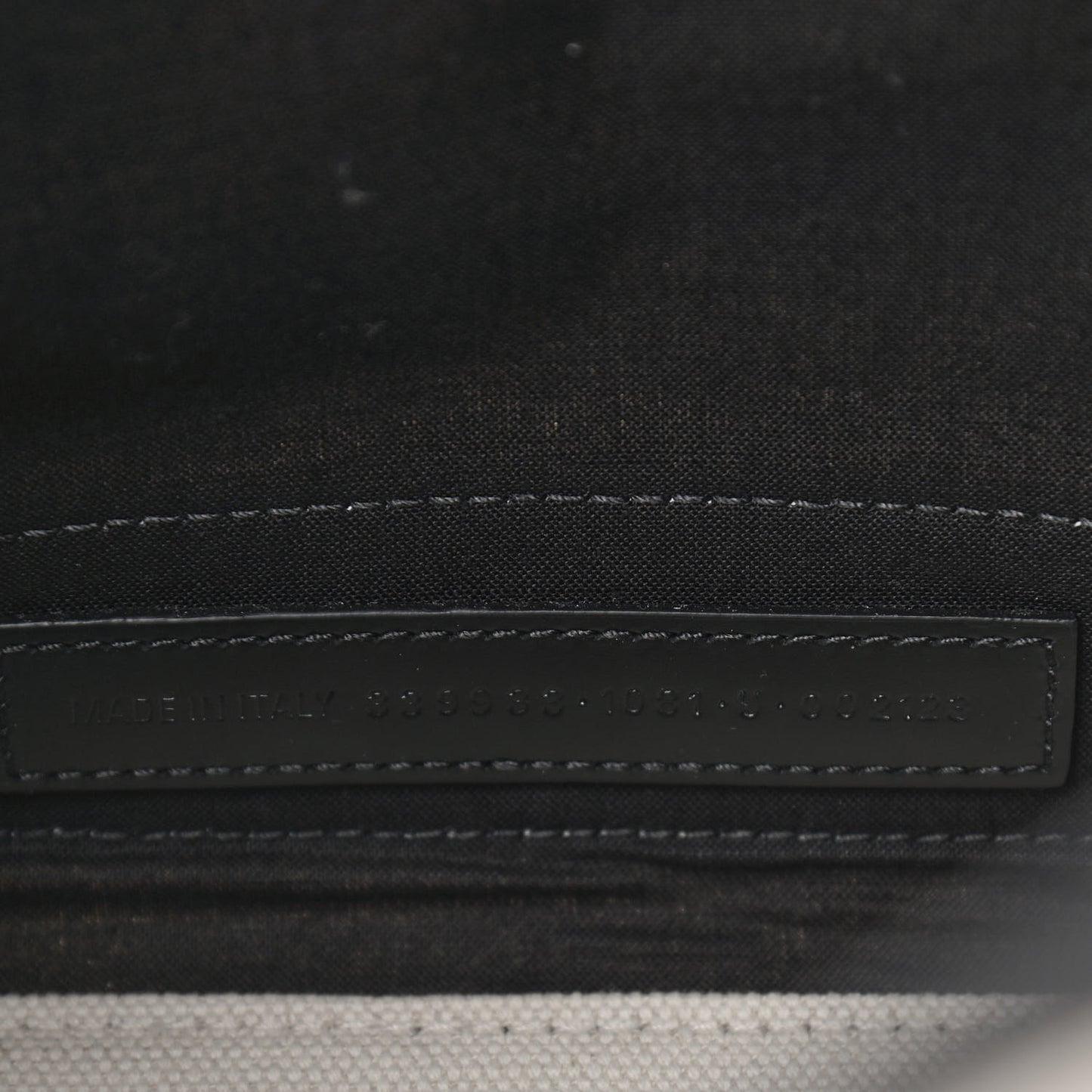 Cotton Canvas Satin Calfskin S Navy Cabas Natural Black
