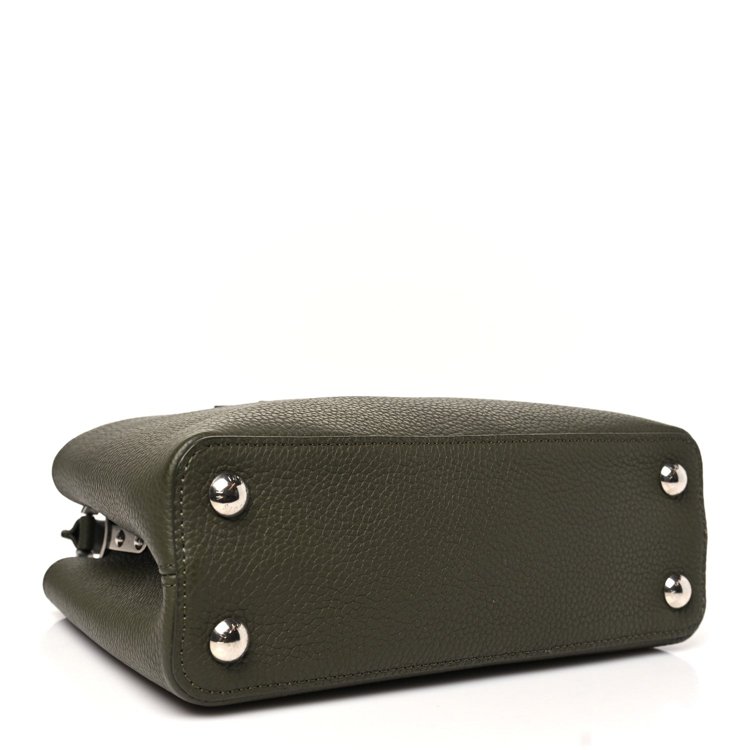 Louis Vuitton Taurillon Capucines BB Khaki 4 of 9
