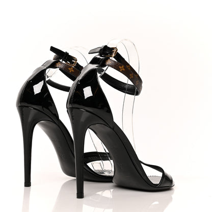 Louis Vuitton Patent Monogram Call Back Sandals 41 Black 4 of 7
