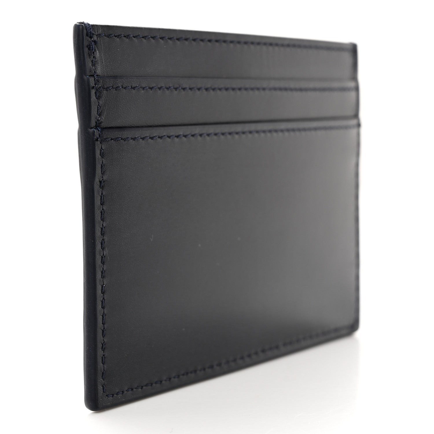 Saint Laurent Calfskin Monogram Credit Card Case Dark Notte 3 of 8