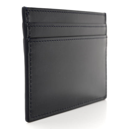 Saint Laurent Calfskin Monogram Credit Card Case Dark Notte 3 of 8