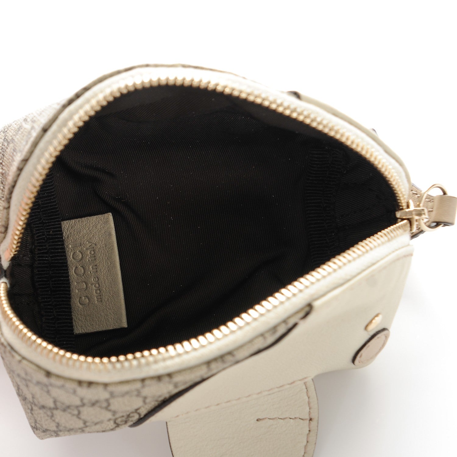 Gucci Monogram Fish Coin Purse Off White 6 of 8