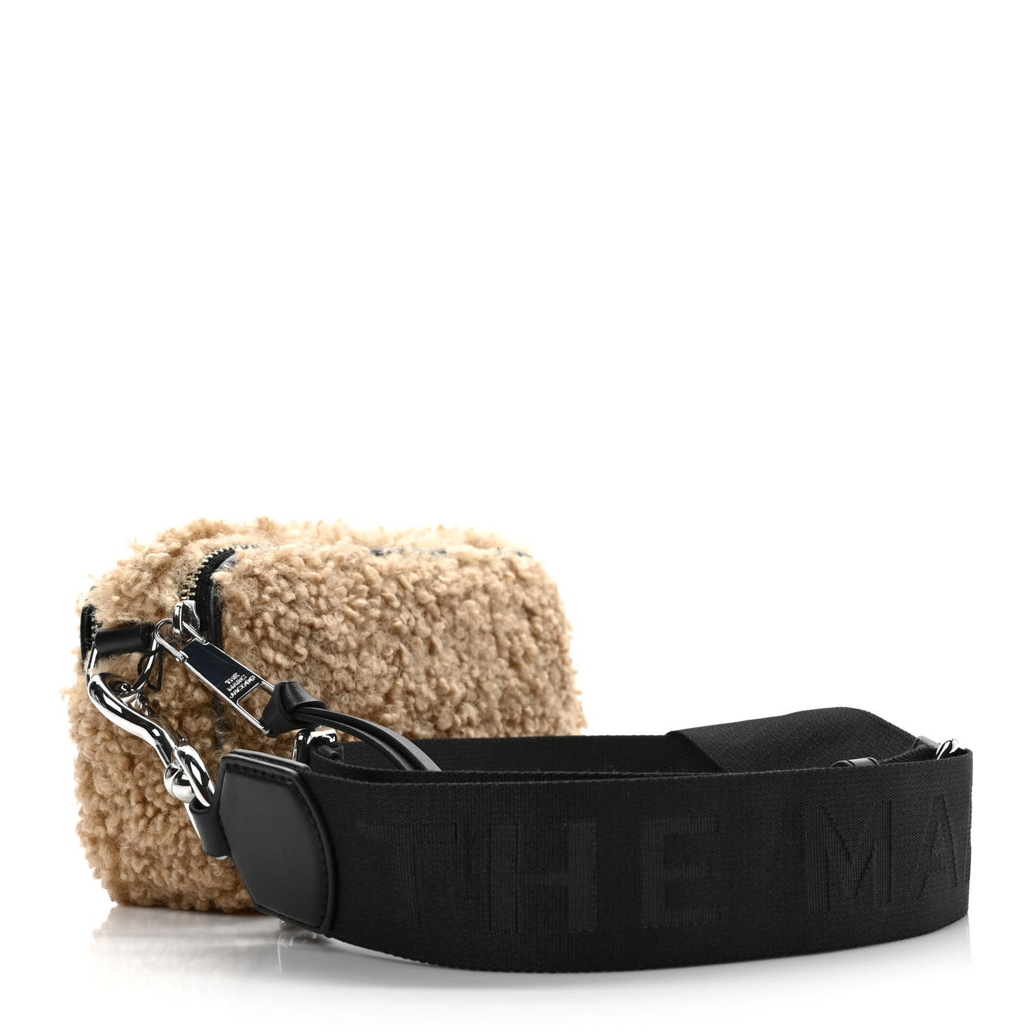 Shearling Snapshot The Teddy Camera Bag Beige