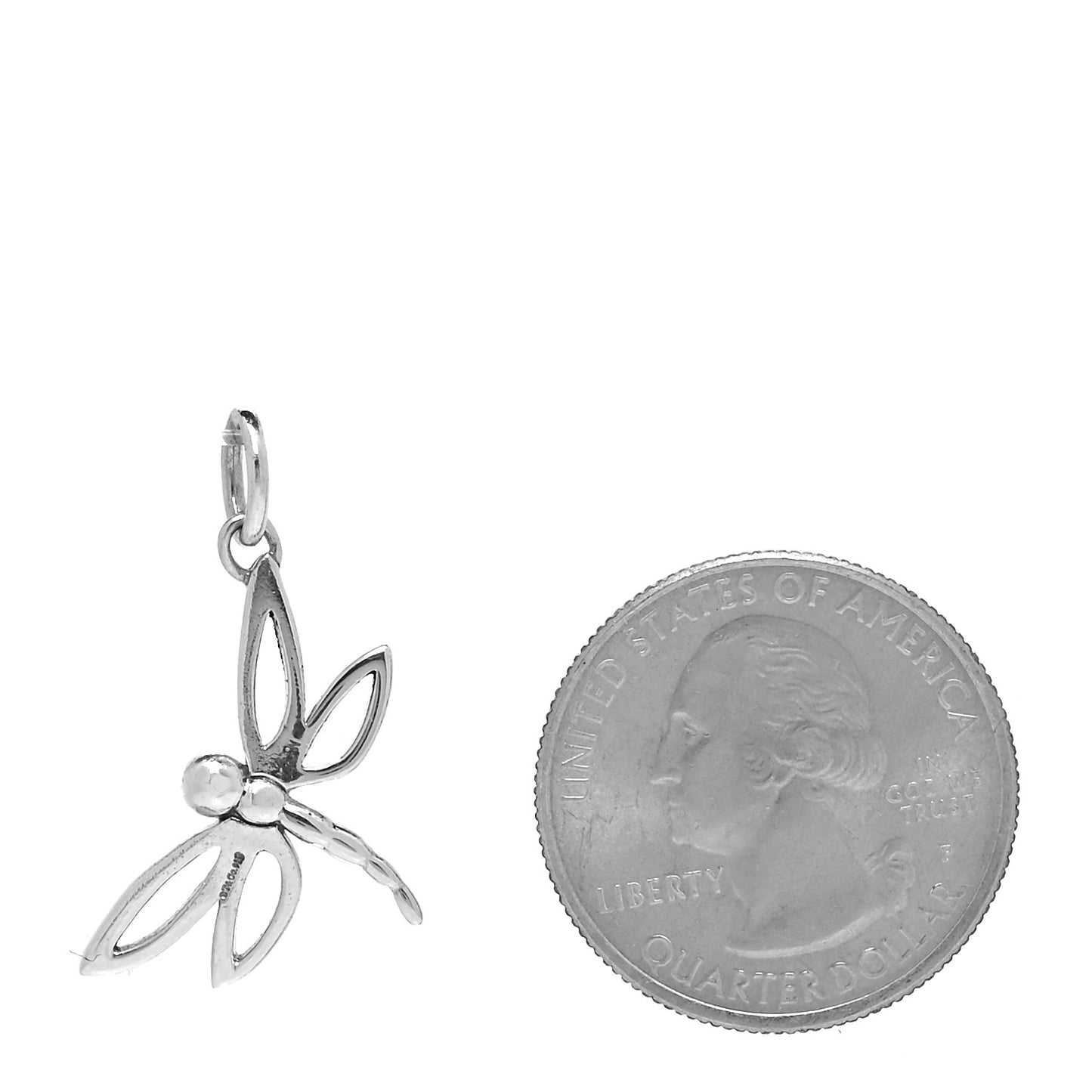 Sterling Silver Dragonfly Charm