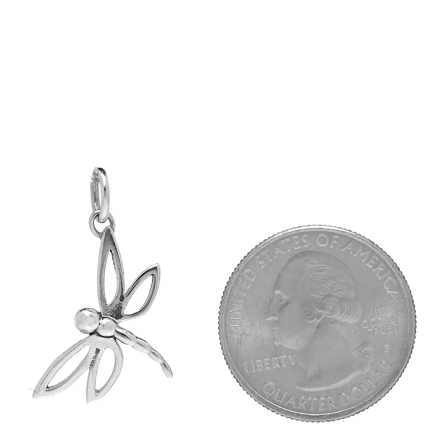 Tiffany Sterling Silver Dragonfly Charm 2 of 4