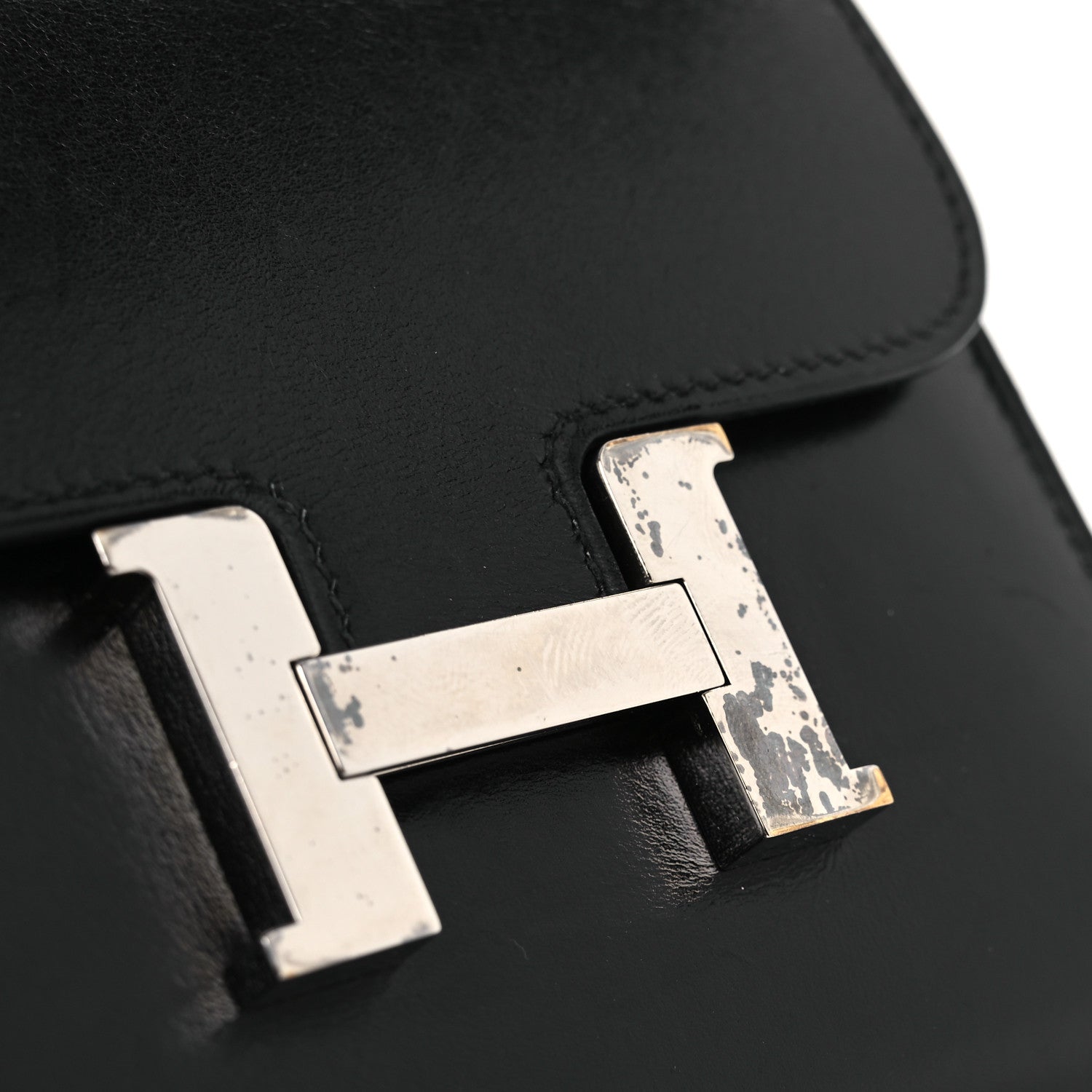 Hermes Box Constance Short Wallet Black 9 of 12