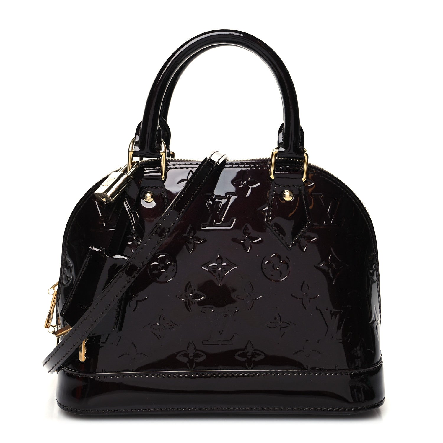 Louis Vuitton Vernis Alma BB Amarante 1 of 9