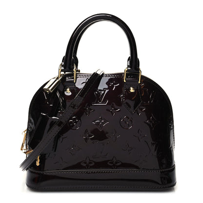 Louis Vuitton Vernis Alma BB Amarante 1 of 9