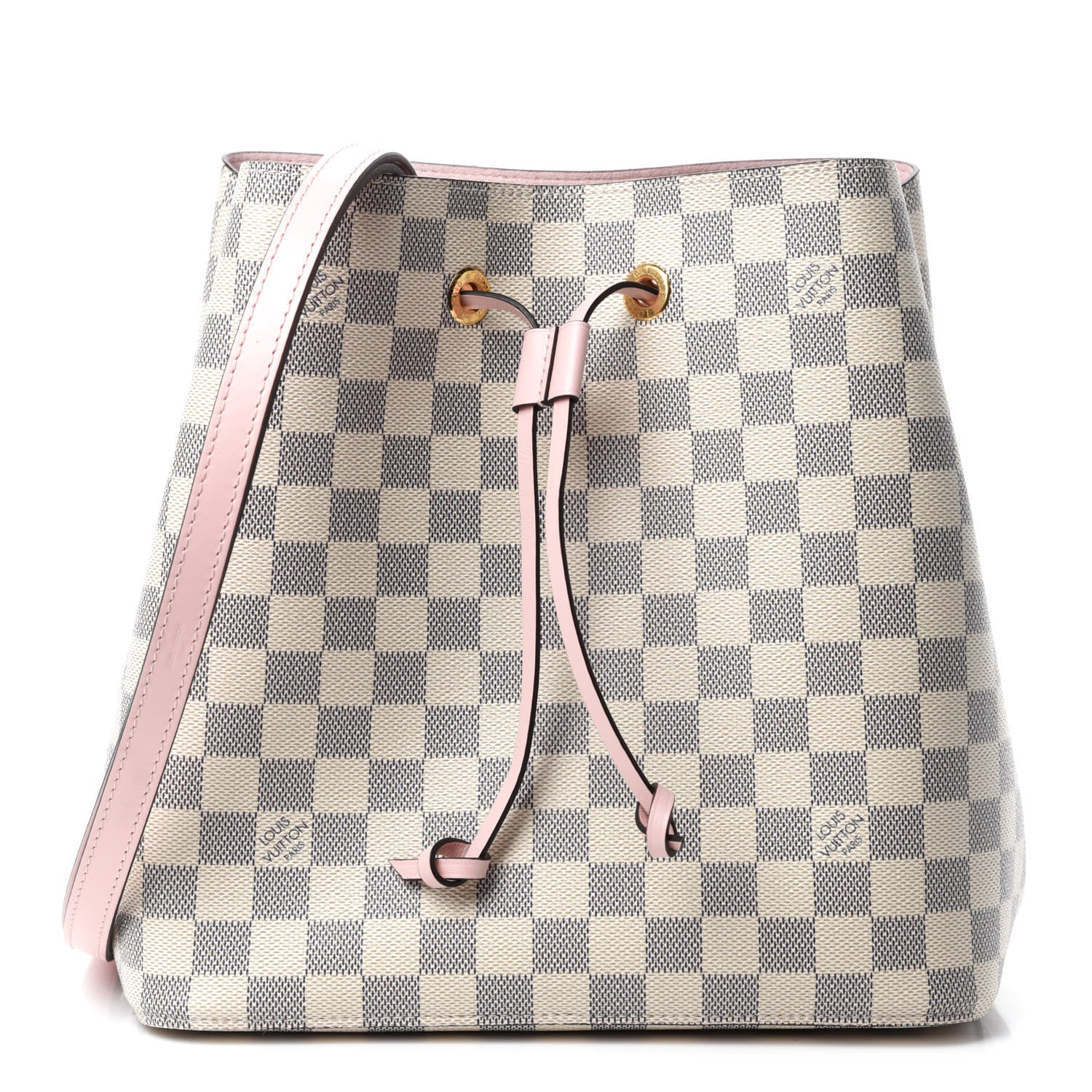 Louis Vuitton Damier Azur Neonoe MM Eau De Rose 1 of 9