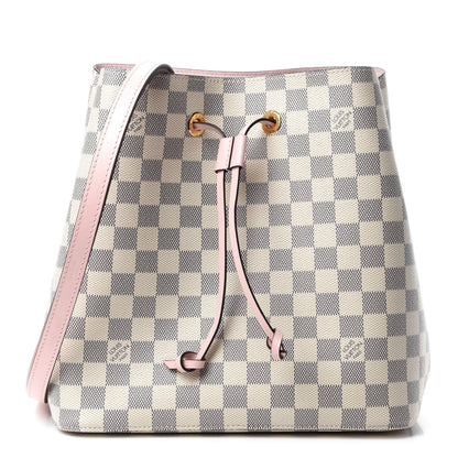 Louis Vuitton Damier Azur Neonoe MM Eau De Rose 1 of 9
