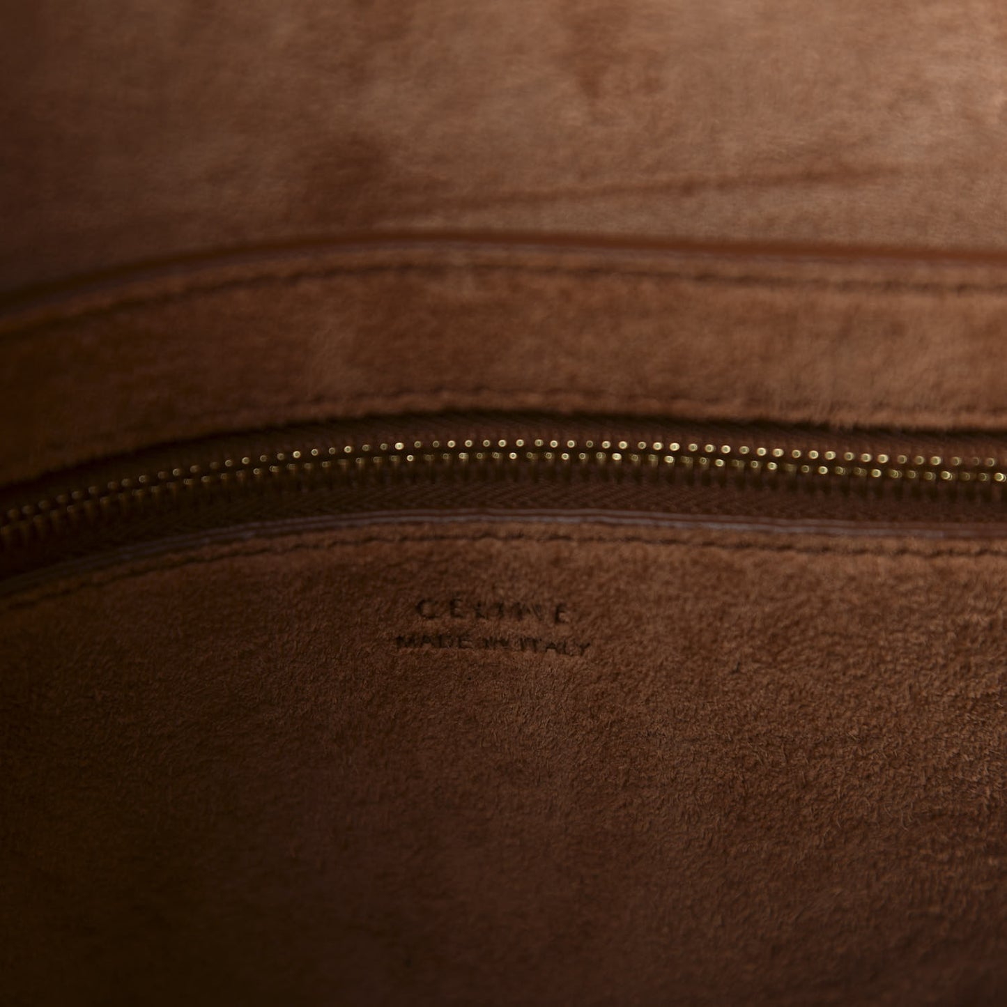 Natural Calfskin Sangle Bucket Bag Tan