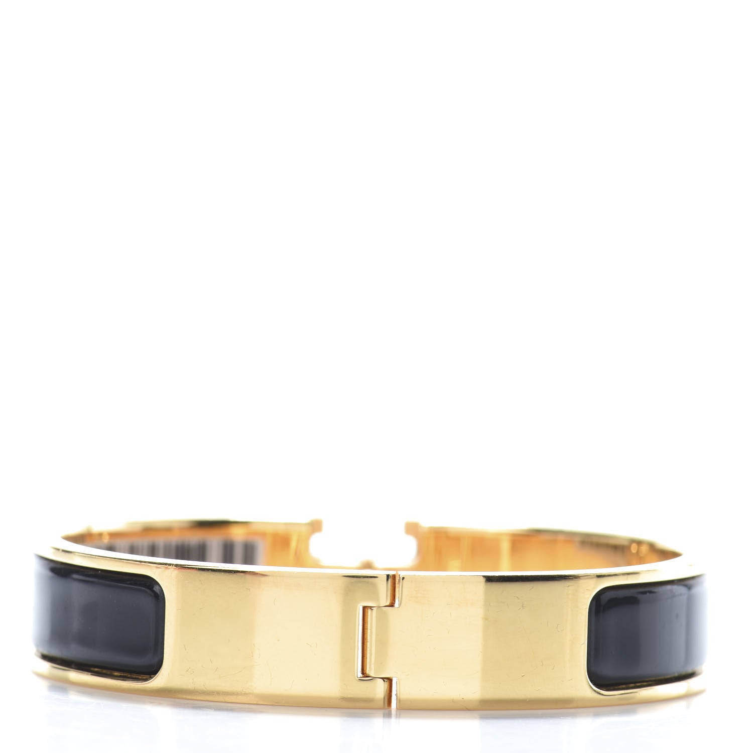 Hermes Enamel Narrow Clic Clac H Bracelet PM Black 3 of 4