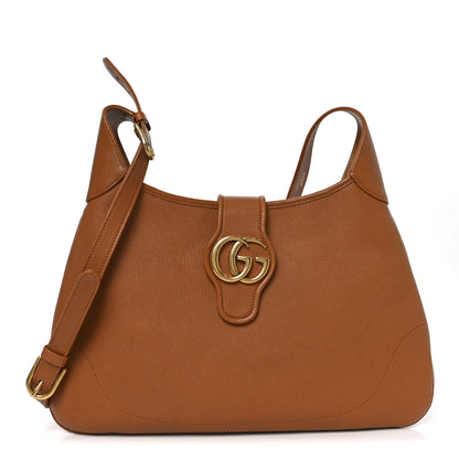 Gucci Goatskin Medium Aphrodite Shoulder Bag Tan 1 of 10