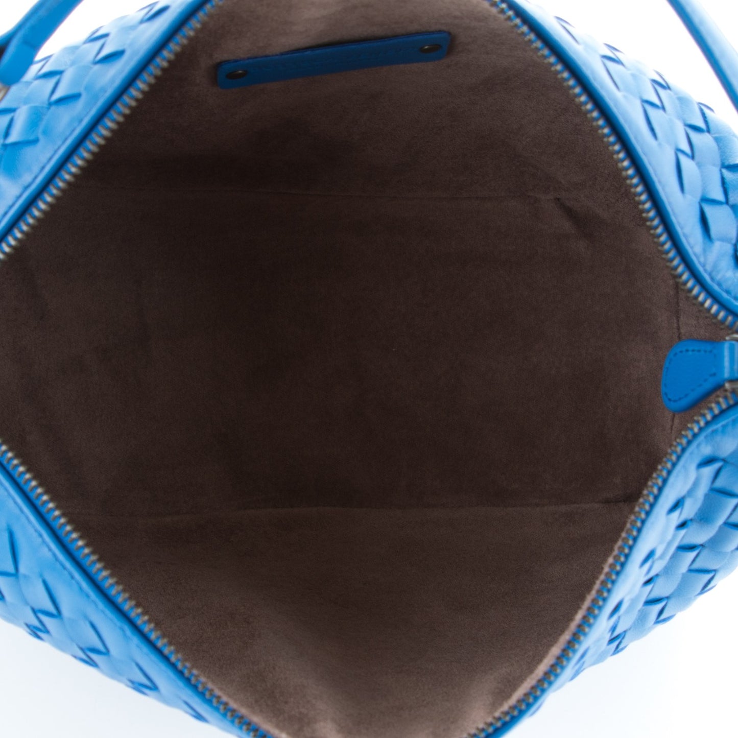Nappa Intrecciato Small Shoulder Bag Bleuette