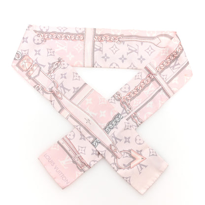 Louis Vuitton Silk Monogram Confidential Bandeau Light Pink 1 of 4