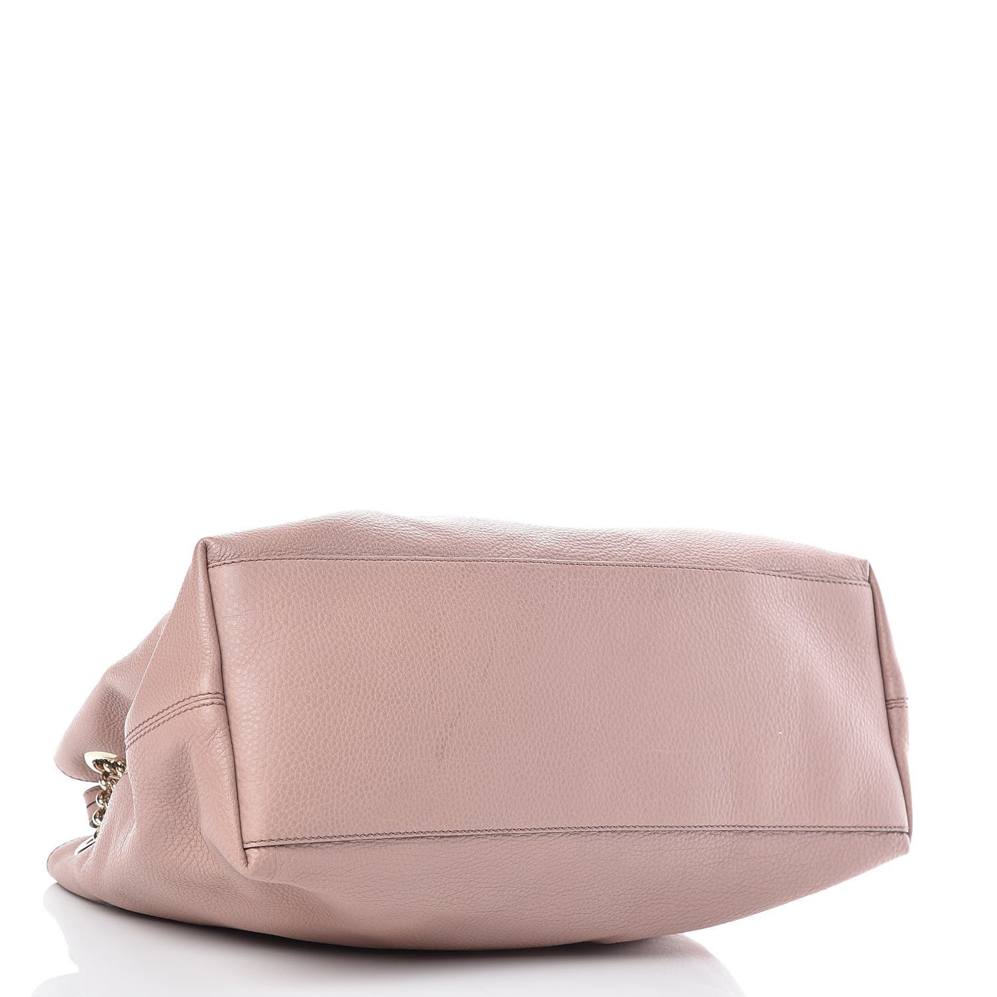 Pebbled Calfskin Medium Soho Chain Shoulder Bag Dark Cipria