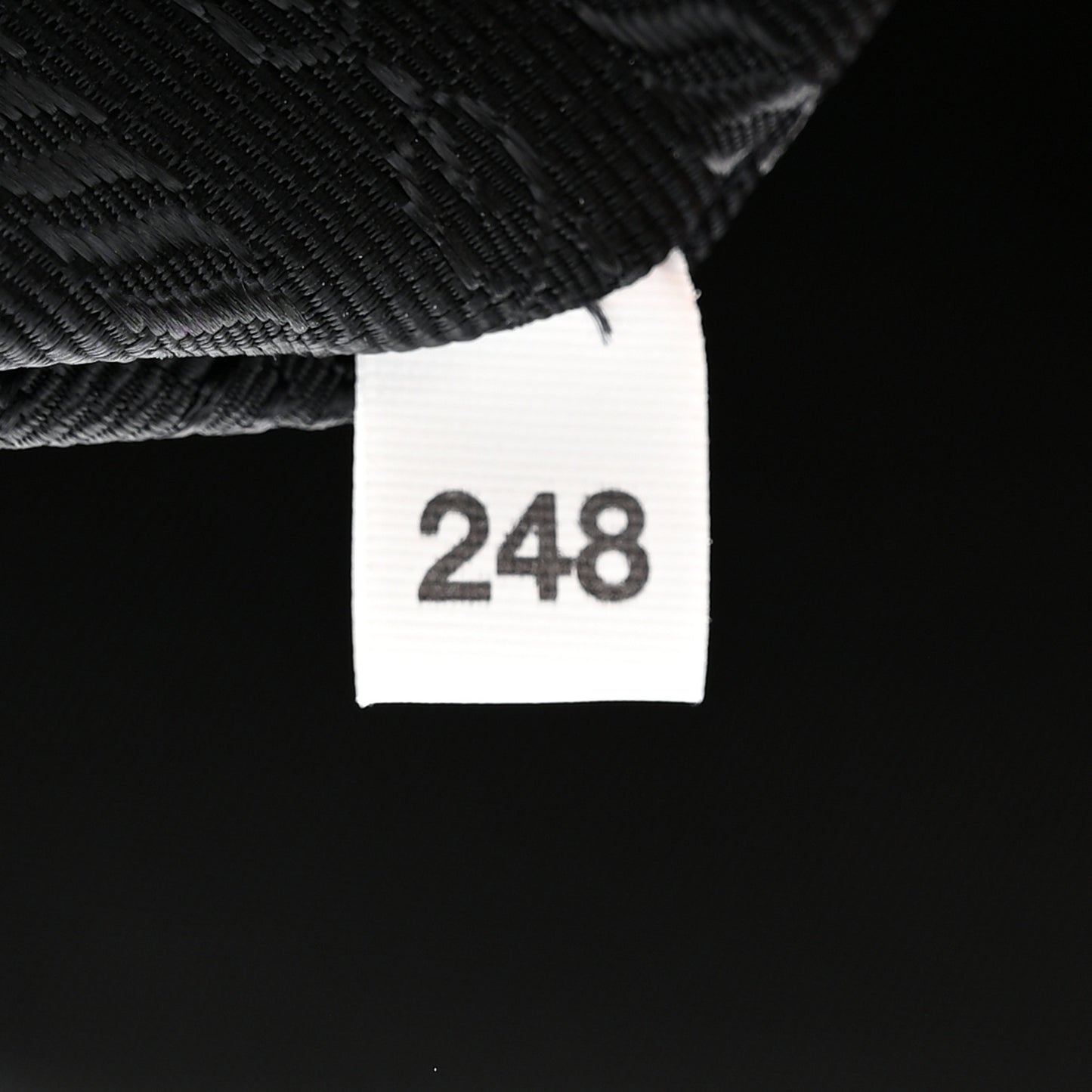 Nylon Tessuto Saffiano Robot Tote Bag Black