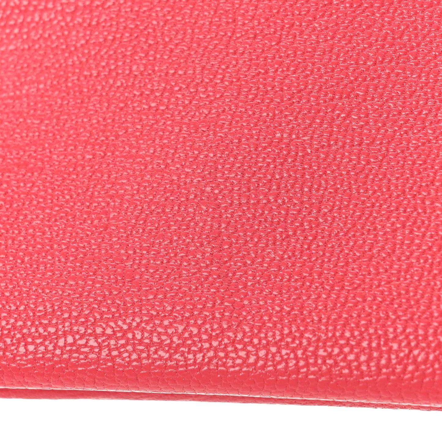 Chevre Mysore Calvi Card Case Rose Lipstick