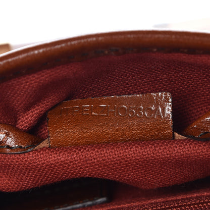 Burberry Haymarket Check Suede Brickfield Crossbody Brown 8 of 11