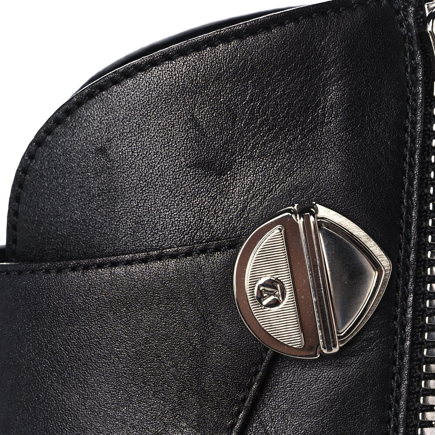 Calfskin Monogram Janet Ankle Boots 39 Black