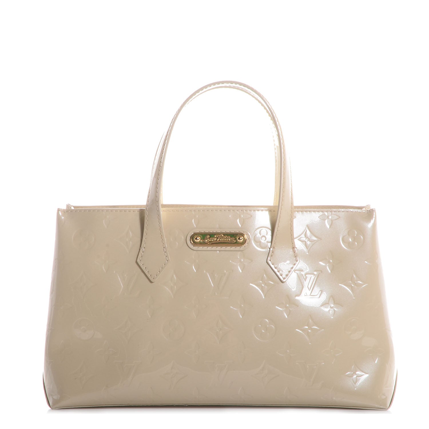 Louis Vuitton Vernis Wilshire PM Blanc Corail 1 of 8
