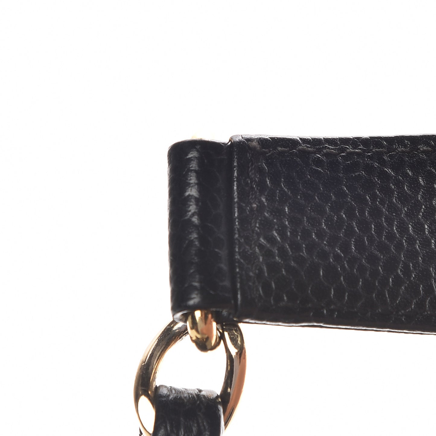 Caviar Quilted Grand Shopping Tote GST Black