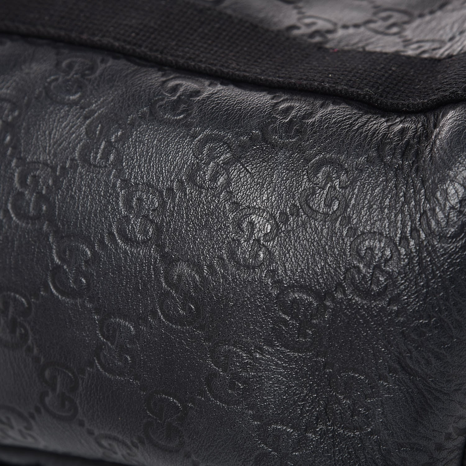 Gucci Guccissima Single Buckle Backpack Black 11 of 21