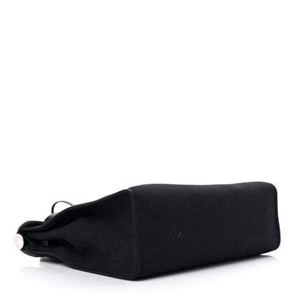 Hermes Military Toile Vache Hunter Herbag Zip PM 31 Black 5 of 16