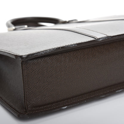 Louis Vuitton Taiga Lozan Briefcase Grizzli 7 of 10
