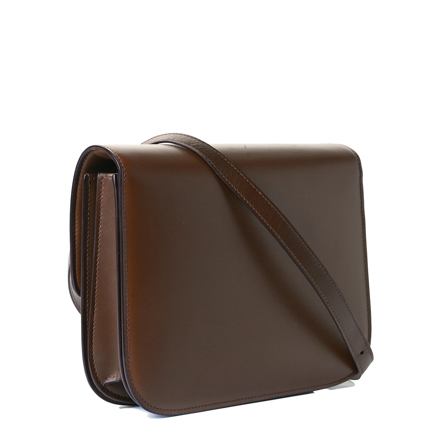 Box Calfskin Medium Classic Box Flap Bag Camel