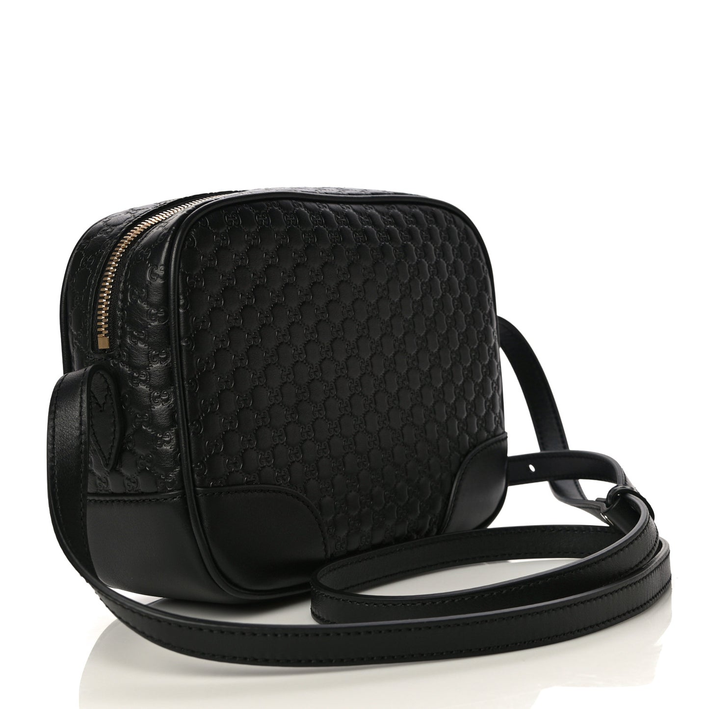 Microguccissima Mini Bree Messenger Bag Black