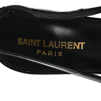 Saint Laurent Vernice Grupy Avenue 95 Slingback Pumps 38 Black 9 of 13