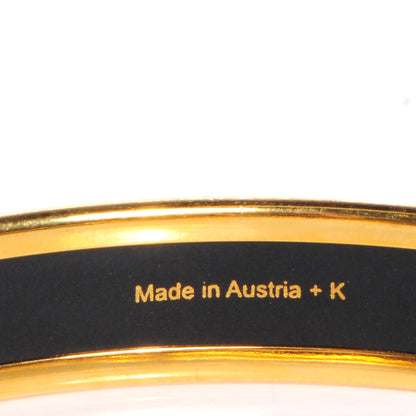 Hermes Enamel Printed Celestial Mythology Narrow Bracelet 70 Bleu 5 of 6