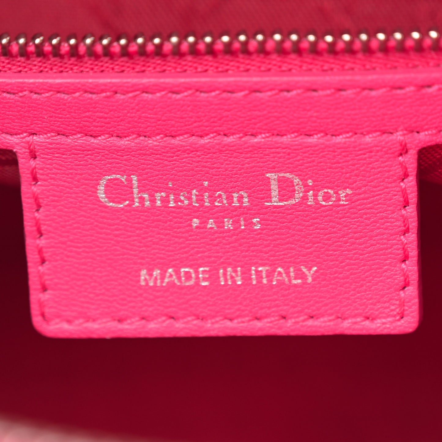 Lambskin Cannage Large Lady Dior Pink