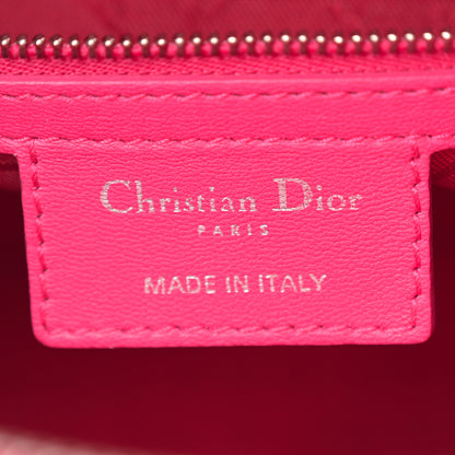 Christian Dior Lambskin Cannage Large Lady Dior Pink 6 of 13