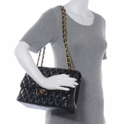 Chanel Lambskin Jumbo Single Flap Black 2 of 8