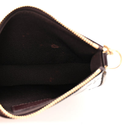 Louis Vuitton Vernis Monogram Mini Pochette Accessories Amarante 5 of 8