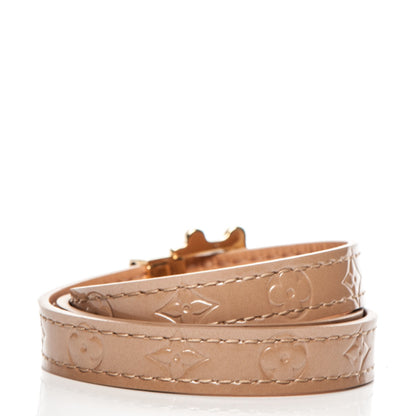 Louis Vuitton Vernis Triple Tour Bracelet Noisette 2 of 6