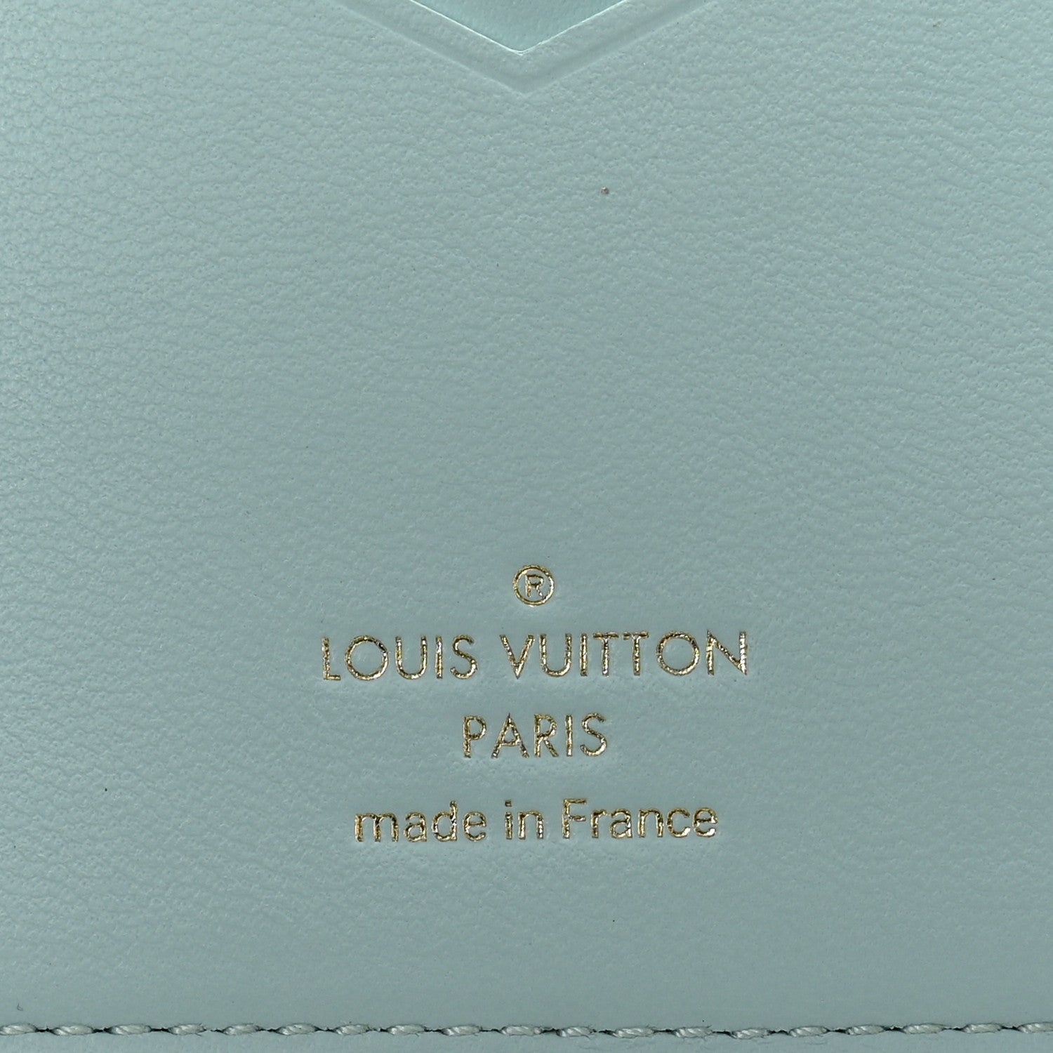 Louis Vuitton Taurillon LV Vertical Capucines Wallet Galet Aquamarine 6 of 9